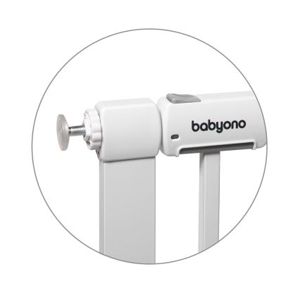 BabyOno - Sicherheitsgitter 75–96 cm weiß