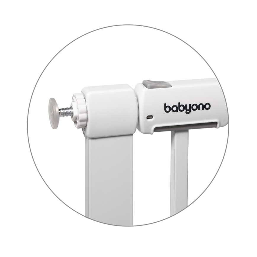 BabyOno - Sicherheitsgitter 75–96 cm weiß