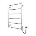 Bad-Handtuchheizkörper CLASSIC 110W/230V 81x52 cm Edelstahl/glänzend verchromt rechts