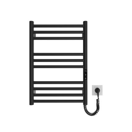 Bad-Handtuchheizkörper HF GREENWICH 100W/230V 57x43 cm schwarz, rechts, rund