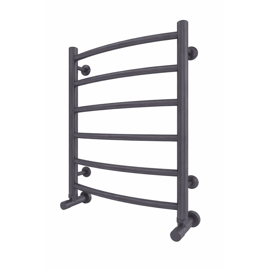 Bad-Handtuchheizkörper INOX CLASSIC 120W/230V 57x43 cm Edelstahl/Anthrazit