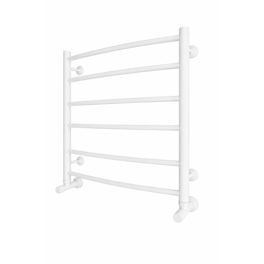 Bad-Handtuchheizkörper INOX CLASSIC 122W/230V 57x53 cm Edelstahl/weiß