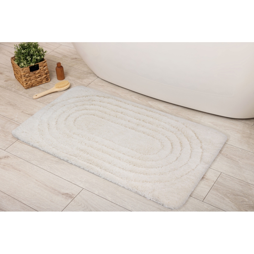 Badematte CARMEN 50x80 cm cremefarben
