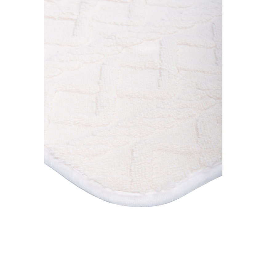 Badematte NEW STYLE 3D 60x90 cm cremefarben