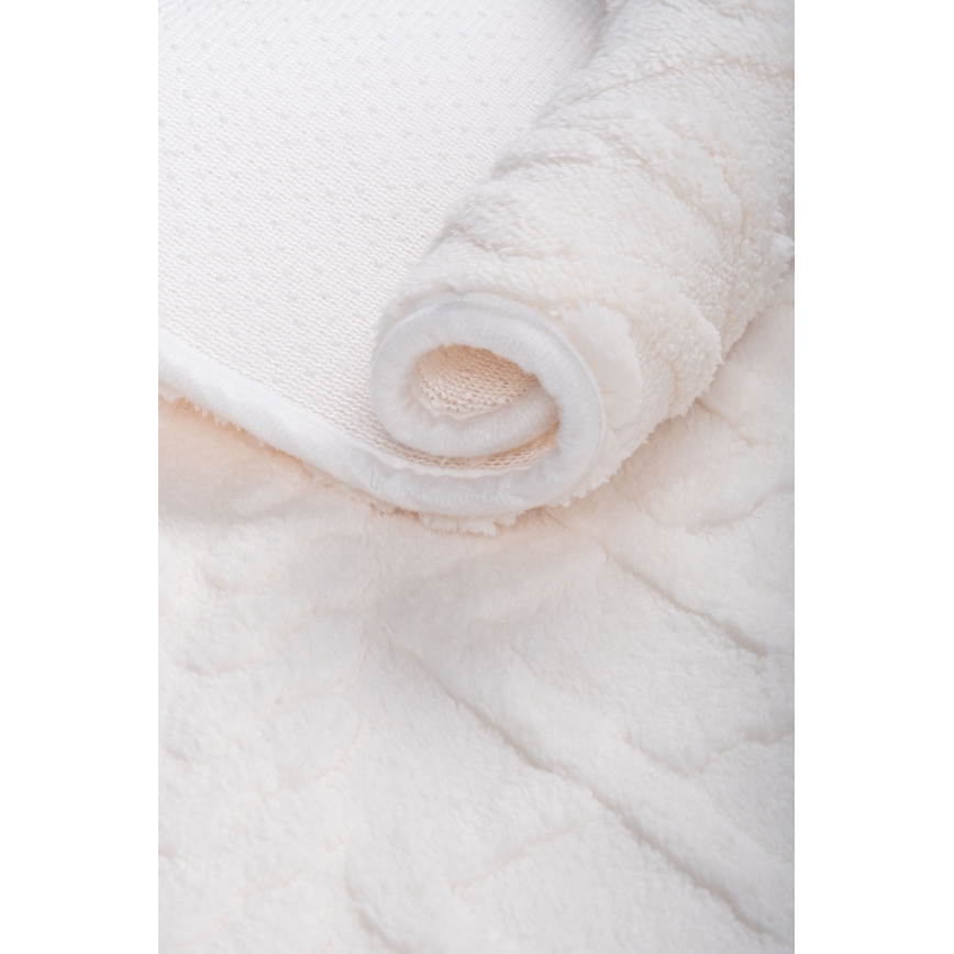 Badematte NEW STYLE 3D 60x90 cm cremefarben