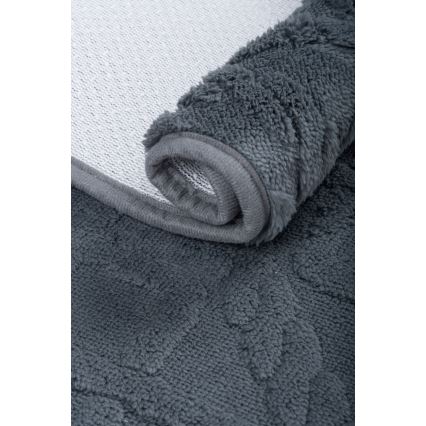 Badematte NEW STYLE 3D 60x90 cm dunkelgrau