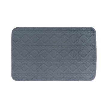 Badematte NEW STYLE 3D 60x90 cm, grau