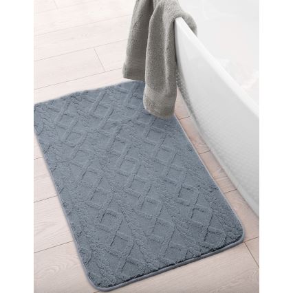 Badematte NEW STYLE 3D 60x90 cm, grau