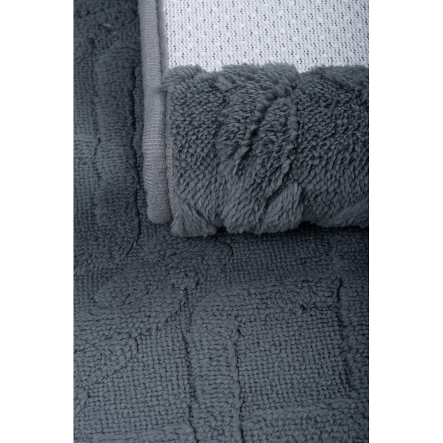 Badematte NEW STYLE 3D 60x90 cm, grau