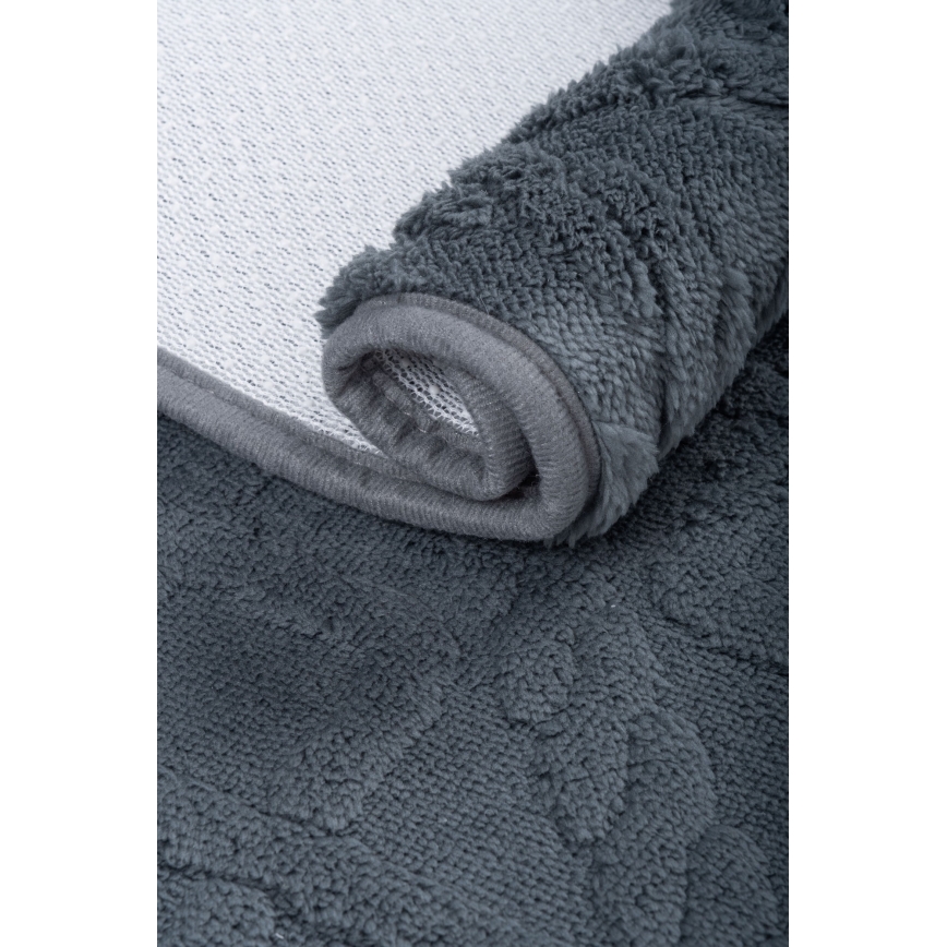 Badematte NEW STYLE 3D 60x90 cm, grau