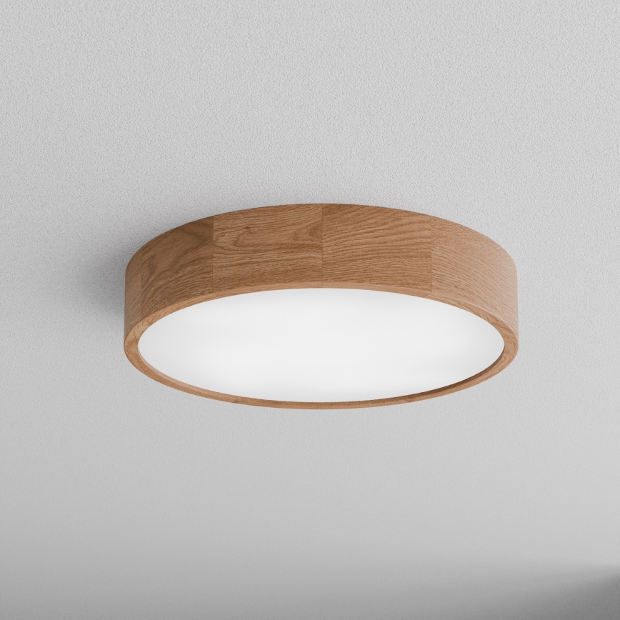 Badezimmer-Deckenleuchte CLEO 4xE27/24W/230V IP54 d 47,5 cm Eiche