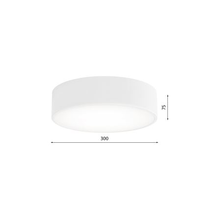 Badezimmer Deckenleuchte mit Sensor CLEO 2xE27/24W/230V d. 30 cm weiß IP54