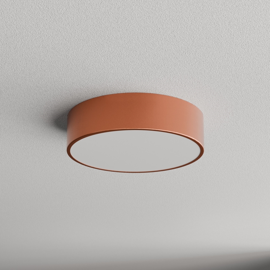 Badezimmer-Deckenleuchte CLEO mit Sensor 2xE27/24W/230V Ø 30 cm kupferfarben IP54