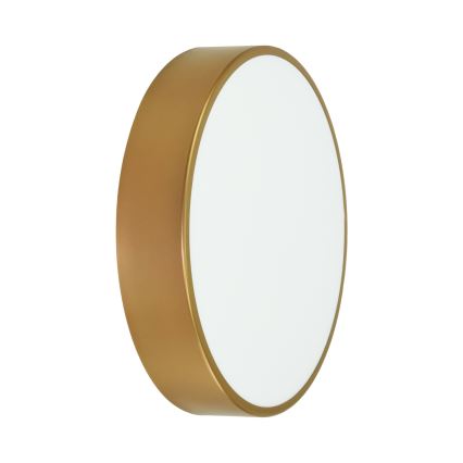 Badezimmer-Deckenleuchte mit Sensor CLEO 3xE27/24W/230V Ø 40 cm goldfarben IP54