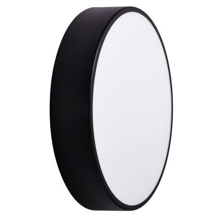 Badezimmer-Deckenleuchte mit Sensor CLEO 3xE27/24W/230V Ø 40 cm schwarz IP54