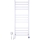 Badezimmer-Handtuchheizkörper AVANGARD mit Thermostat, 227 W, 120 x 48 cm, weiß, links