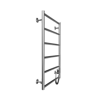 Bad-Handtuchheizkörper CLASSIC 110W/230V 81x52 cm Edelstahl/glänzend verchromt rechts