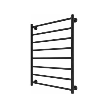 Badezimmer-Handtuchheizkörper INOX FLAT 163W/230V 77x53 cm Edelstahl/schwarz