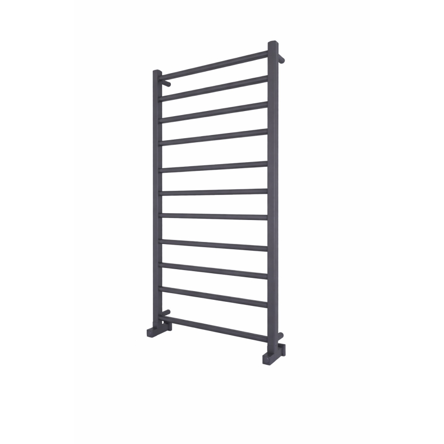 Badezimmer-Handtuchheizkörper INOX TOKIO 233W/230V 117x53 cm Edelstahl/Anthrazit