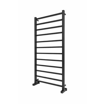 Badezimmer-Handtuchheizkörper INOX TOKIO 233W/230V 117x53 cm Edelstahl/schwarz