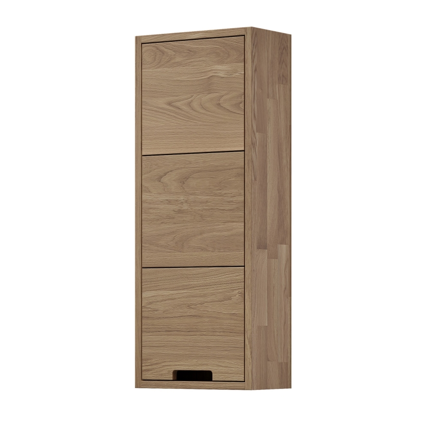 Badezimmer-Hängeschrank GRIBSKOV 90 cm beige/Eiche