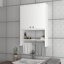 Badezimmer-Hängeschrank VIRA 90x59 cm weiß