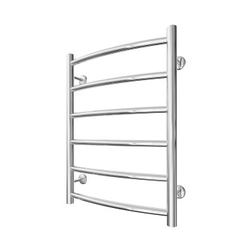 Badezimmer-Leiterheizkörper INOX CLASSIC 120 W / 230 V, 57 x 43 cm, Edelstahl / Hochglanzchrom