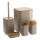 Badezimmer-Set WAVE 5 Stk. beige/braun