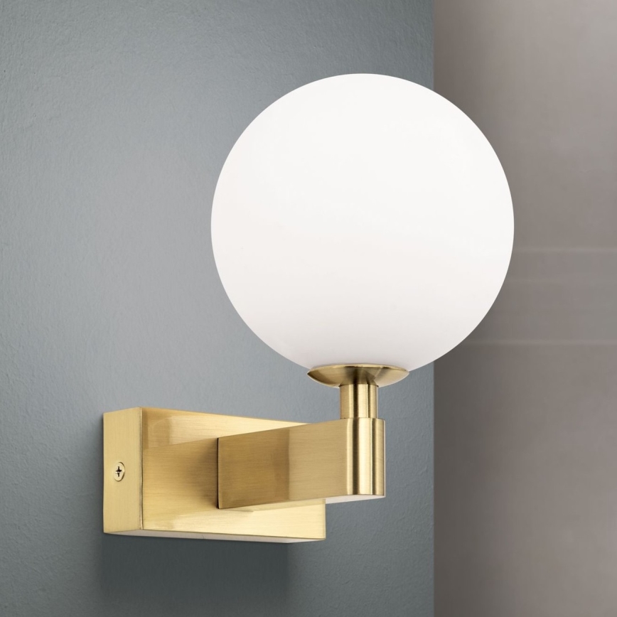 Badezimmer-Wandleuchte MARA 1xG9/20W/230V IP44 golden