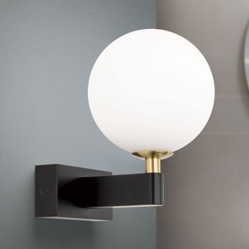 Badezimmer-Wandleuchte MARA 1xG9/20W/230V IP44 schwarz