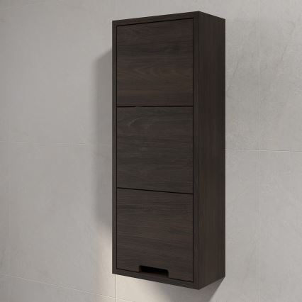 Badezimmer-Wandschrank GRIBSKOV 90 cm Braun/Eiche