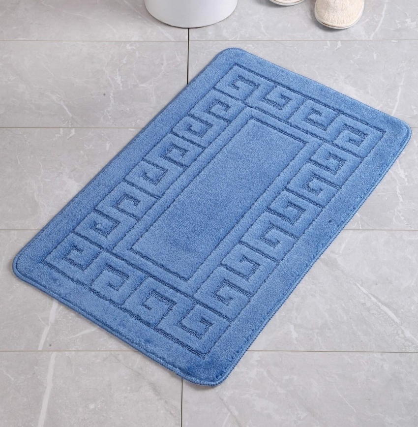 Badezimmermatte ETHNIC 50x70 cm blau