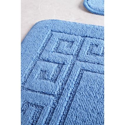 Badezimmermatte ETHNIC 50x70 cm blau