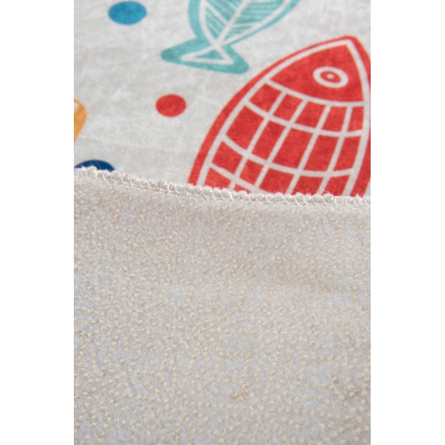 Badezimmermatte FISH 40x60 cm bunt