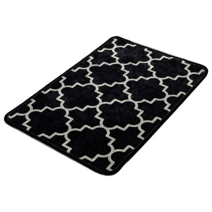 Badezimmermatte KUPA 40x60 cm schwarz