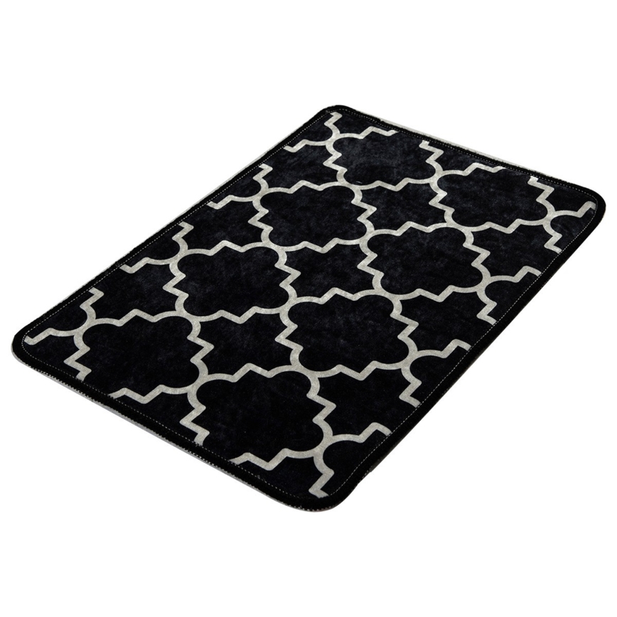 Badezimmermatte KUPA 40x60 cm schwarz