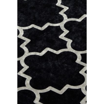 Badezimmermatte KUPA 40x60 cm schwarz