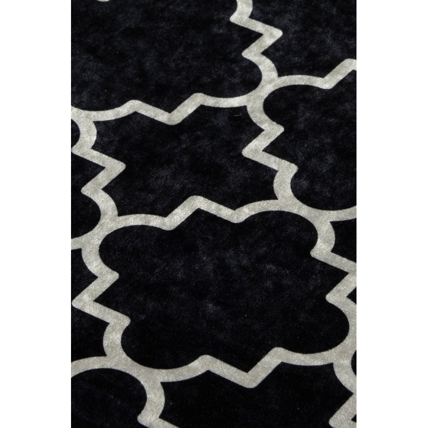 Badezimmermatte KUPA 40x60 cm schwarz