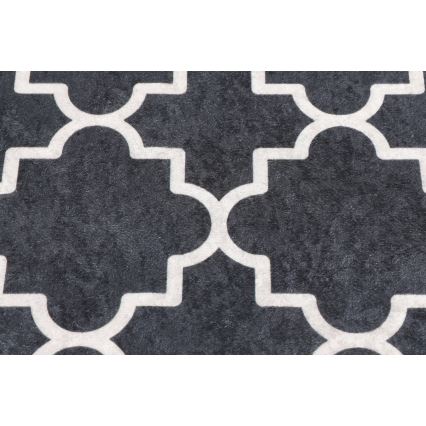 Badezimmermatte KUPA 40x60 cm schwarz