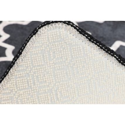 Badezimmermatte KUPA 40x60 cm schwarz