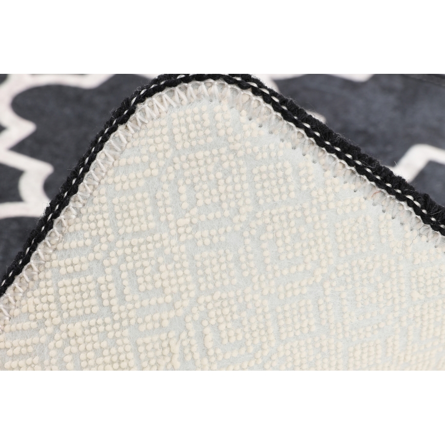 Badezimmermatte KUPA 40x60 cm schwarz