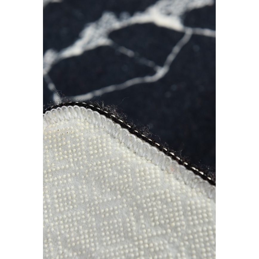 Badezimmermatte MARBLE 40x60 cm schwarz