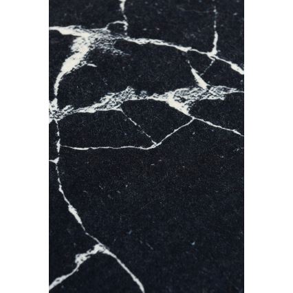 Badezimmermatte MARBLE 40x60 cm schwarz
