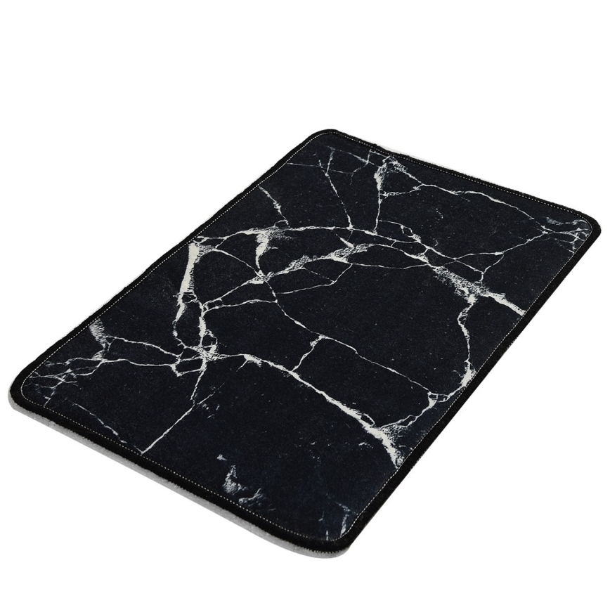 Badezimmermatte MARBLE 40x60 cm schwarz