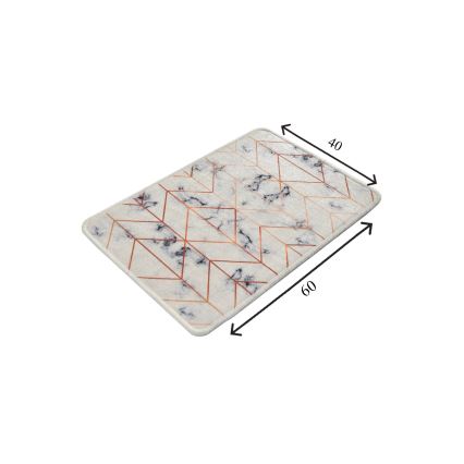 Badezimmermatte MOREA 40x60 cm beige