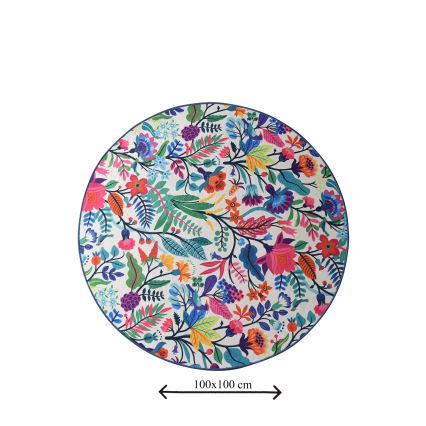 Badezimmermatte PICTURA d 100 cm bunt