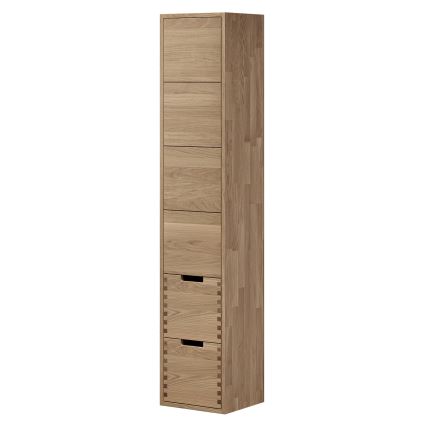 Badezimmerschrank GRIBSKOV 175 cm beige/Eiche
