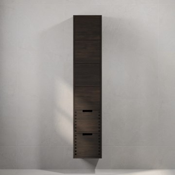 Badezimmerschrank GRIBSKOV 175 cm, Braun/Eiche
