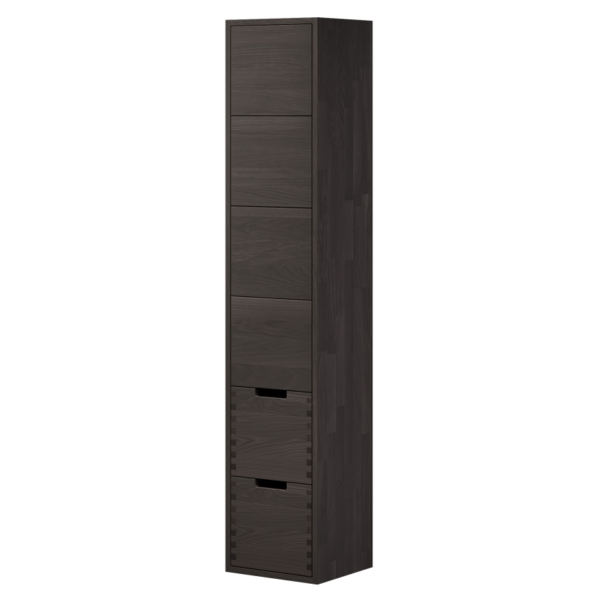 Badezimmerschrank GRIBSKOV 175 cm, Braun/Eiche