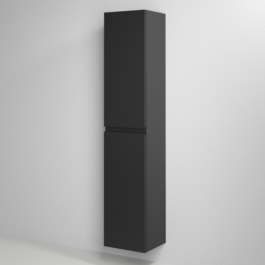 Badezimmerschrank HELSINKI 35x174x32 cm schwarz
